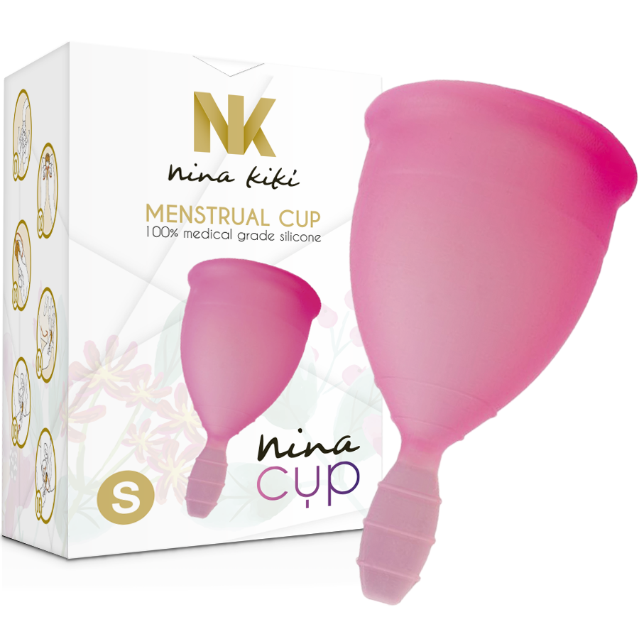 NINA KIKÃ - MENSTRUAL CUP PINK - SIZE S