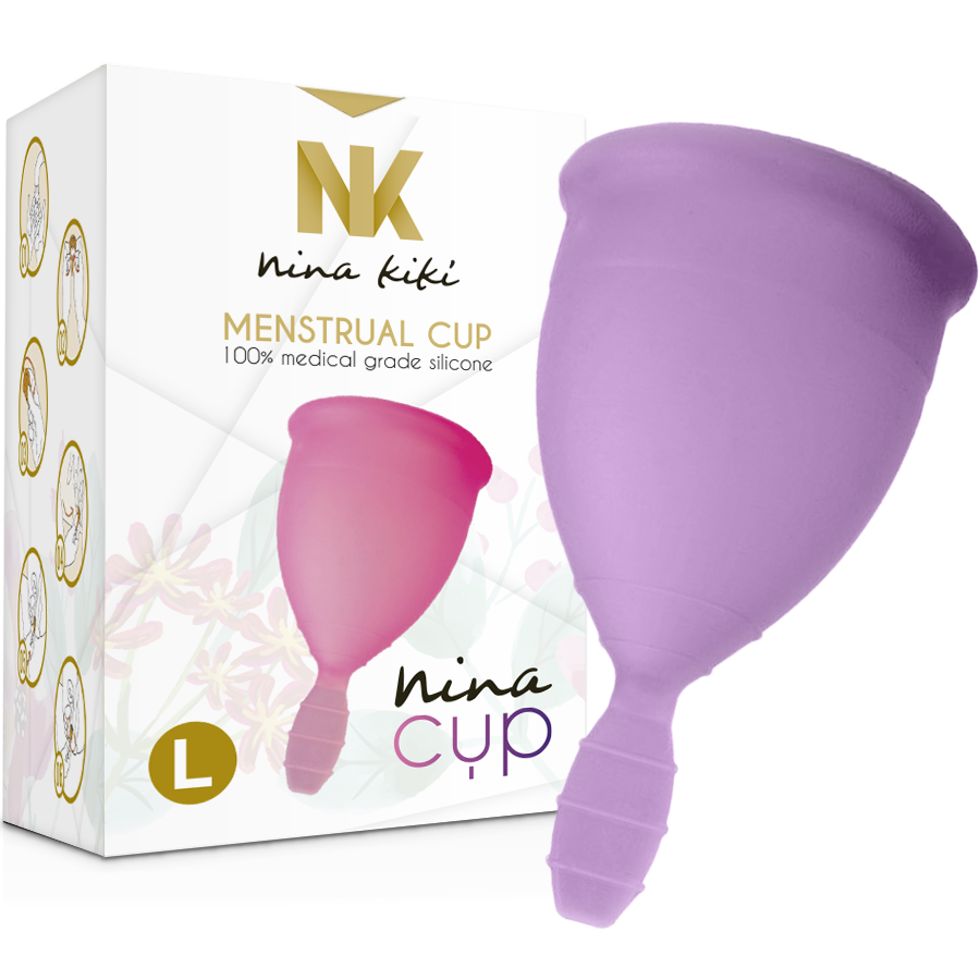 NINA KIKÃ - MENSTRUAL CUP PURPLE - SIZE L