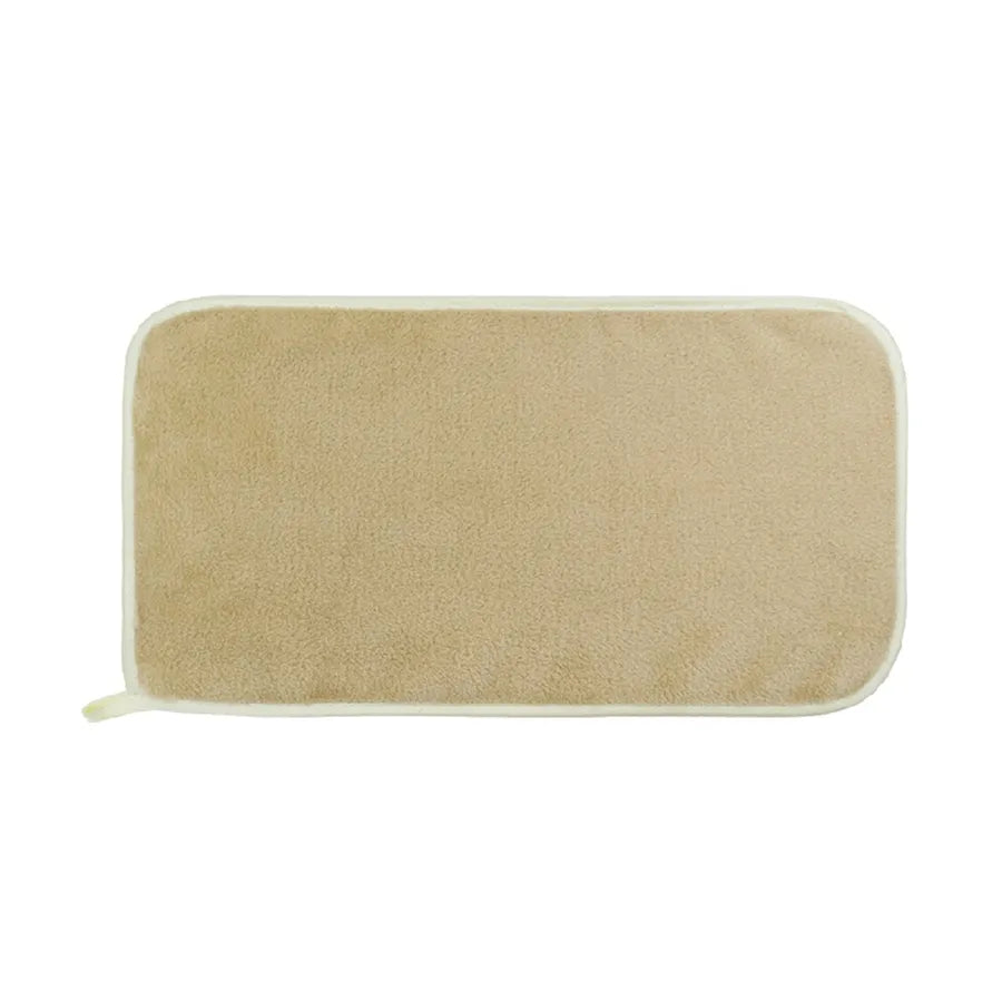 Casual Solid Color Coral Fleece Towels Towels