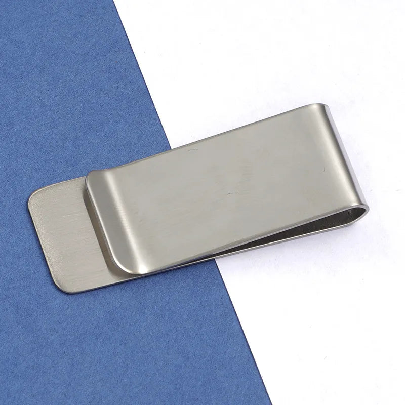simple style commute solid color stainless steel men's lavalier