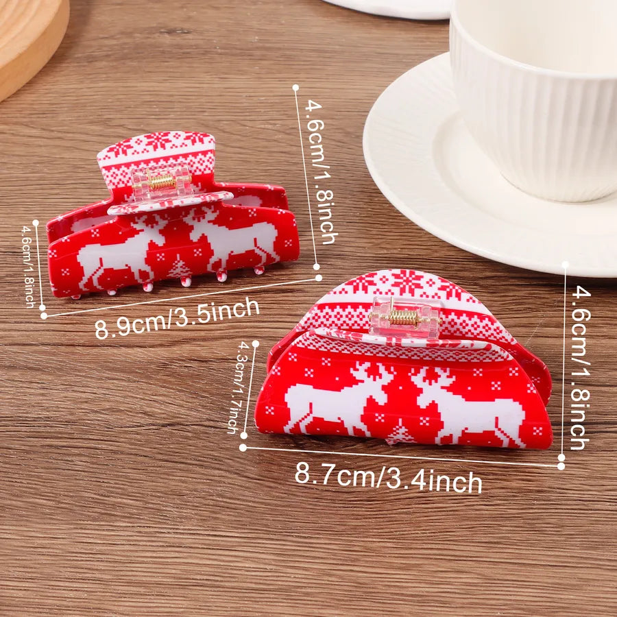Festive Christmas headwear hair claw and hairpin for women