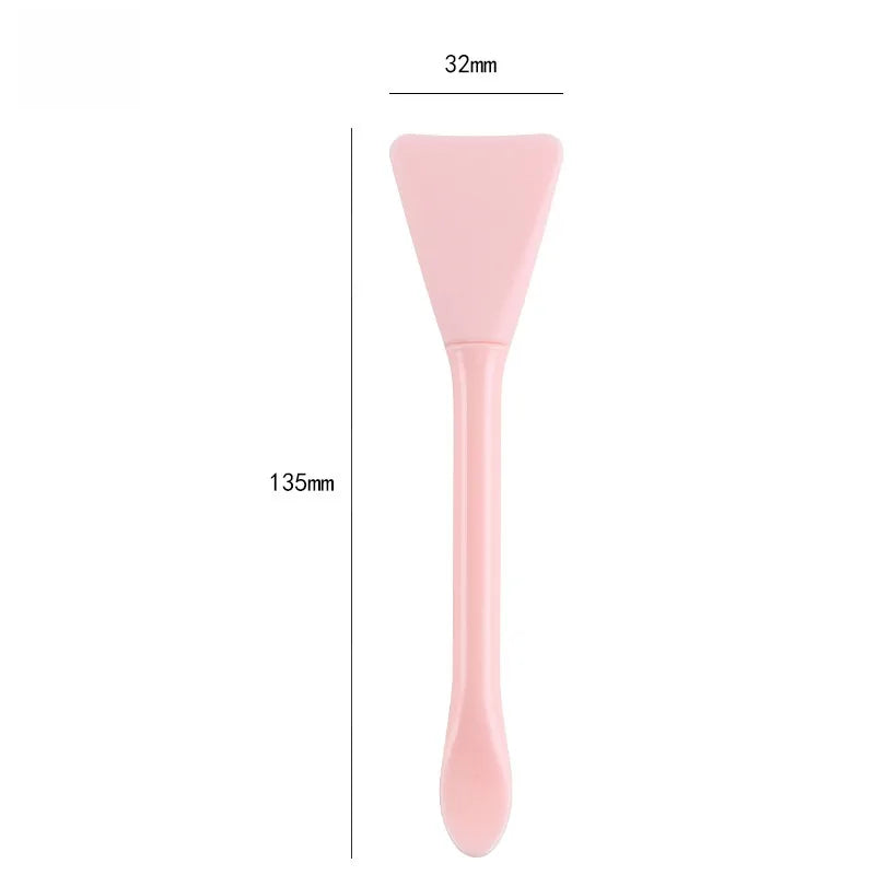 Mask Brushes Made of Silica Gel for Smooth and Easy Application of Facial Masks