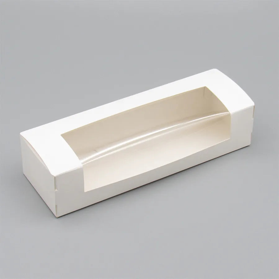 White Card Rectangle Bread Pastry Cookie Cake Packaging Box Creative Custom Style For Baking Supplies Bakery Business