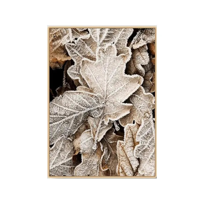 Pastoral Flower Landscape Canvas  Artificial Decorations