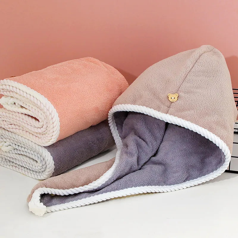 double-layer-thickened-internet-celebrity-hair-drying-hat-womens-super-absorbent-no-blowing-quick-drying-hair-wash-hair-towel-shower-hat