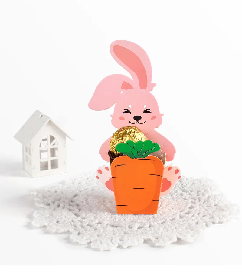 cute-pink-rabbit-paper-jewelry-accessories-10-pcs-package-perfect-for-easter-celebrations