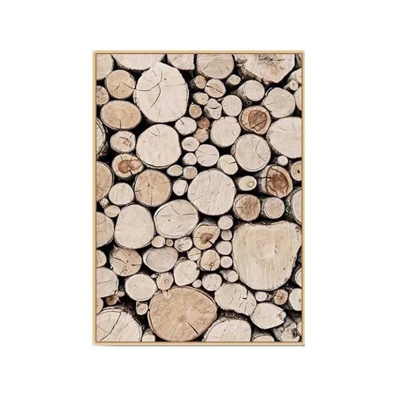 Pastoral Flower Landscape Canvas  Artificial Decorations