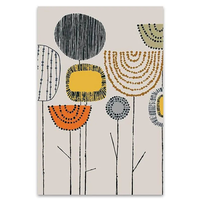 Pastoral Leaf Canvas  Artificial Decorations