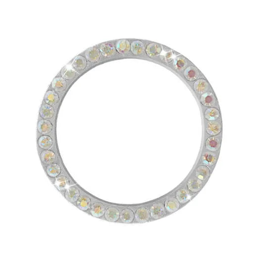 Handmade Crystal Car Ignition Button Decorative Ring Zinc Alloy One-Click Start Auto Accessories Interior Decoration