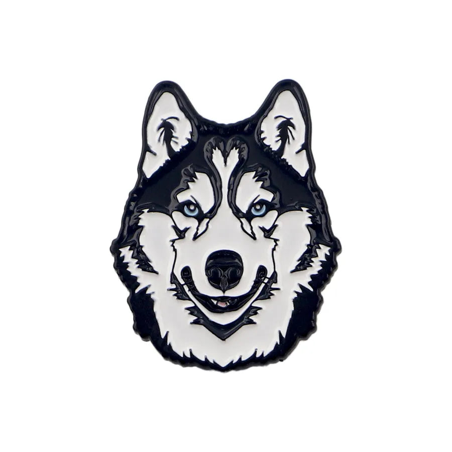 Cartoon Pet Dog Cat Alloy Pin Badge Fashion Clothing Backpack Accessory Zinc Alloy Animal Shaped Brooch Pin Trendy Jewelry Accessory