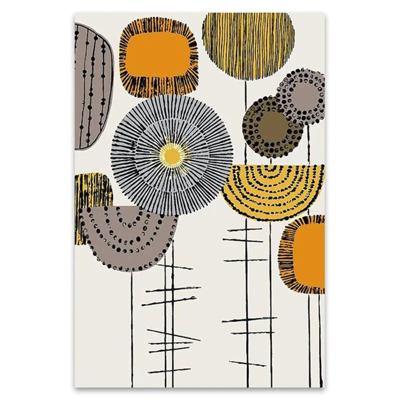 Pastoral Leaf Canvas  Artificial Decorations