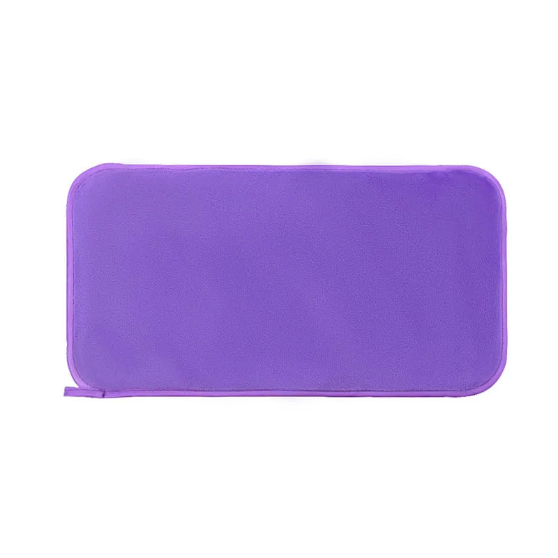 Casual Solid Color Coral Fleece Towels Towels