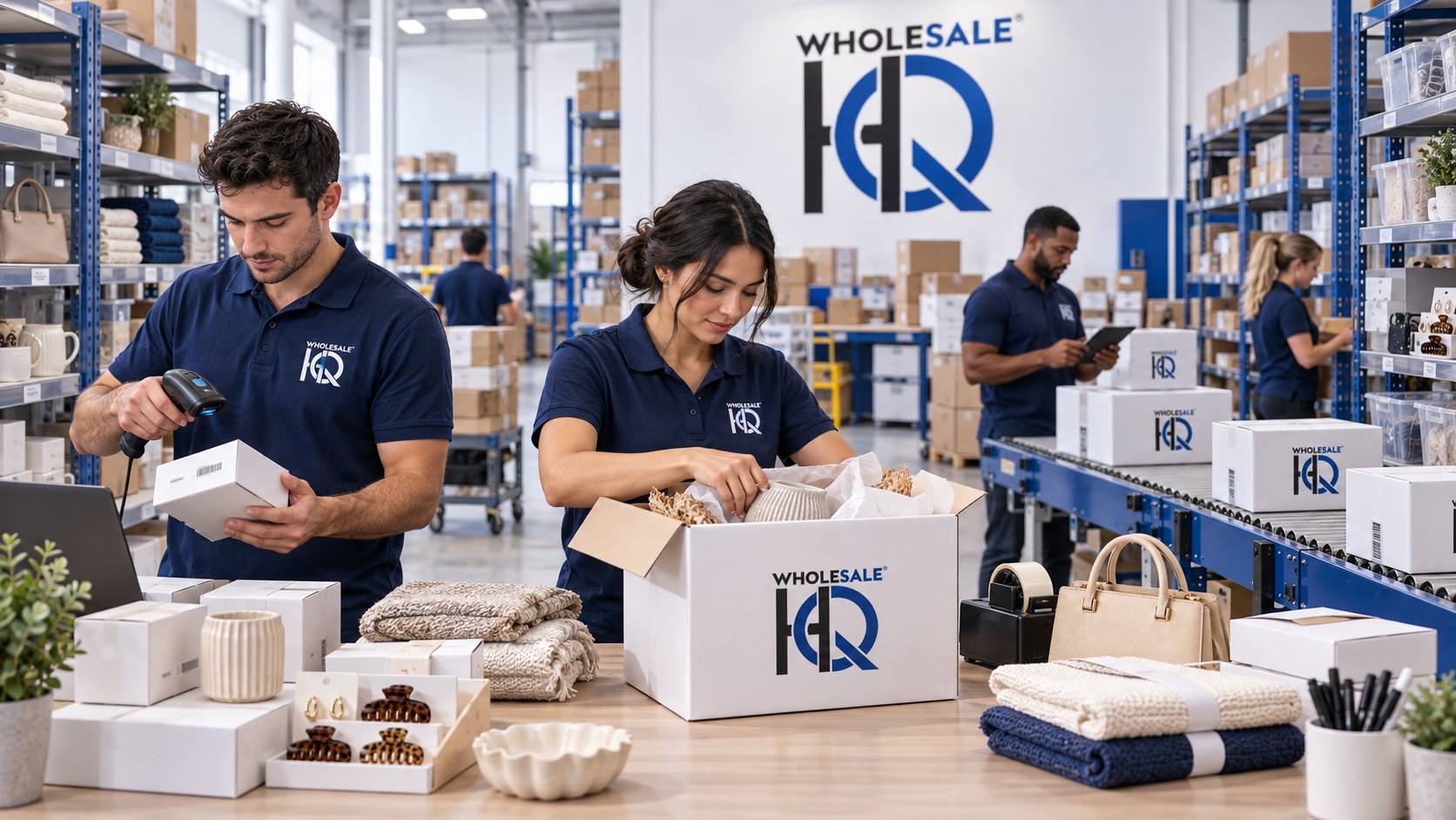 Wholesale HQ sourcing and order fulfilment team